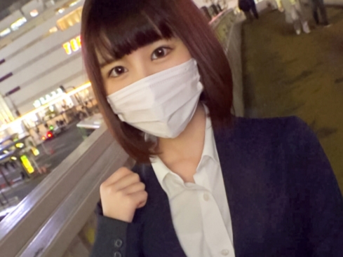 【美尻】リクルートスーツ姿の女の子をに声をかけホテルへ！パンスト破りおマンコ刺激し濃密セックスに狂う！