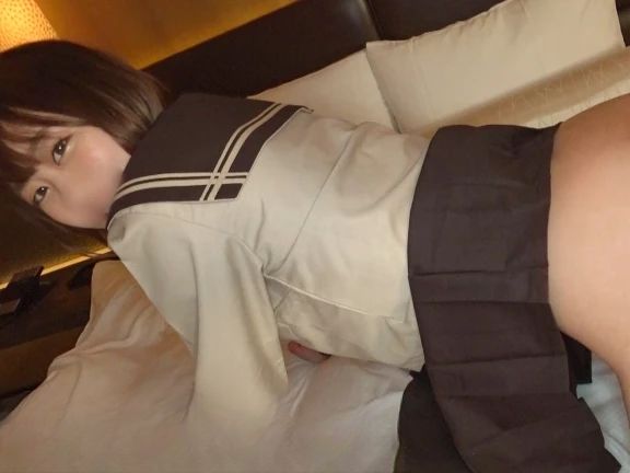 【部活美少女の危険な誘惑】『生はダメぇ…』テニスで鍛えた美ボディJKが部活後に無許可中出しセックス！汗に濡れた制服姿から大胆な姿にチェンジ♡エロカワ女子校生の孕ませ願望にメロメロ♥