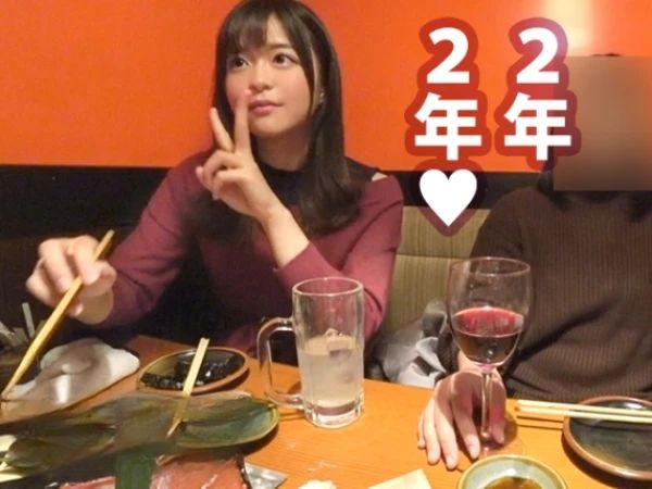 【美巨乳JDの敏感ボディ】『声出ちゃう…』Fカップ女子大生がエッチな誘いに即ノリ！ホテルで激しく突かれ、種付け後もまだ足りないと2回戦要求！欲求不満なカラダは止まらない！