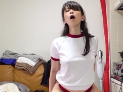 【ブルマ美少女の透け乳首】『奥まできちゃう…』騎乗位でポルチオ刺激され痙攣絶頂！ブルマ姿の美少女が乳首透け透けでエロすぎる！！